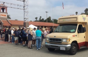Fans line up for a tour of Johnny Cash's legacy in Ventura County complements of Smart Shuttle